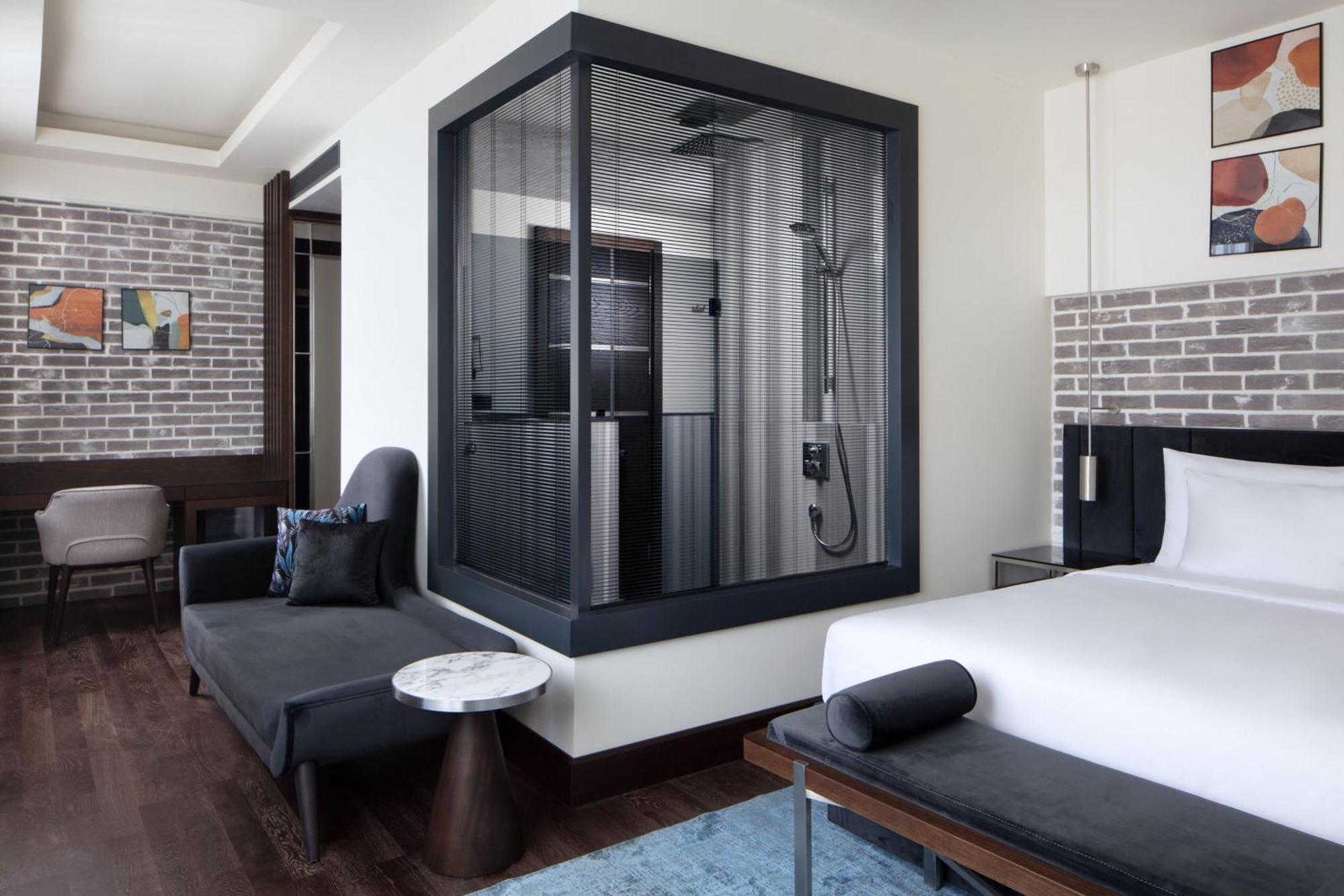 德卡蒙多加拉塔酒店 伊斯坦布尔 外观 照片 A room at the hotel