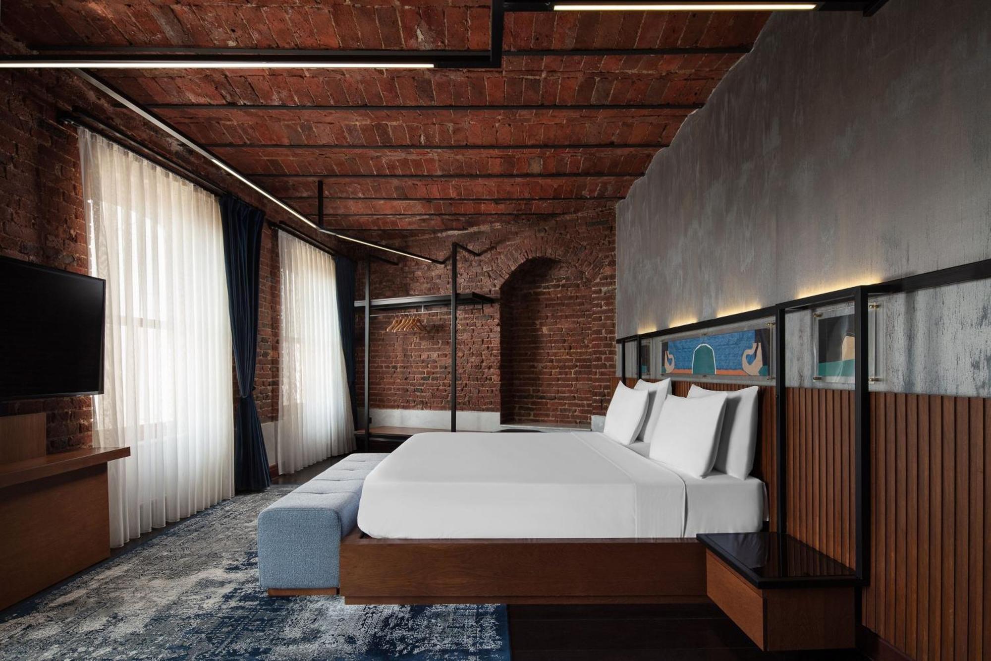 德卡蒙多加拉塔酒店 伊斯坦布尔 外观 照片 A bedroom at the hotel